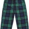 Navy-Green Check