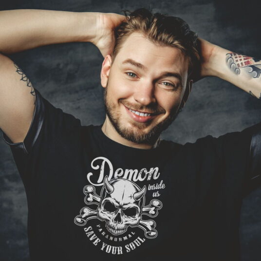 WoW 7.8 Vintage Bedrukt Zwart T shirt