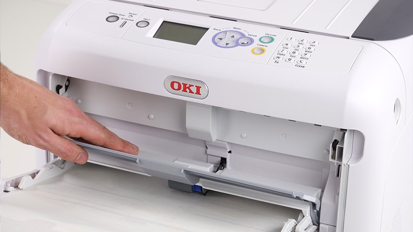 OKI printer close up